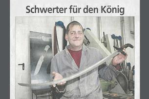 Schwerter für den König. Badische Messer- Manufaktur Hoflieferant mongolischer Prinzen und Arabischer Monarchen
